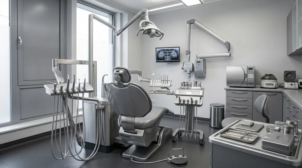 Treatment room at American Medical & Dental Center